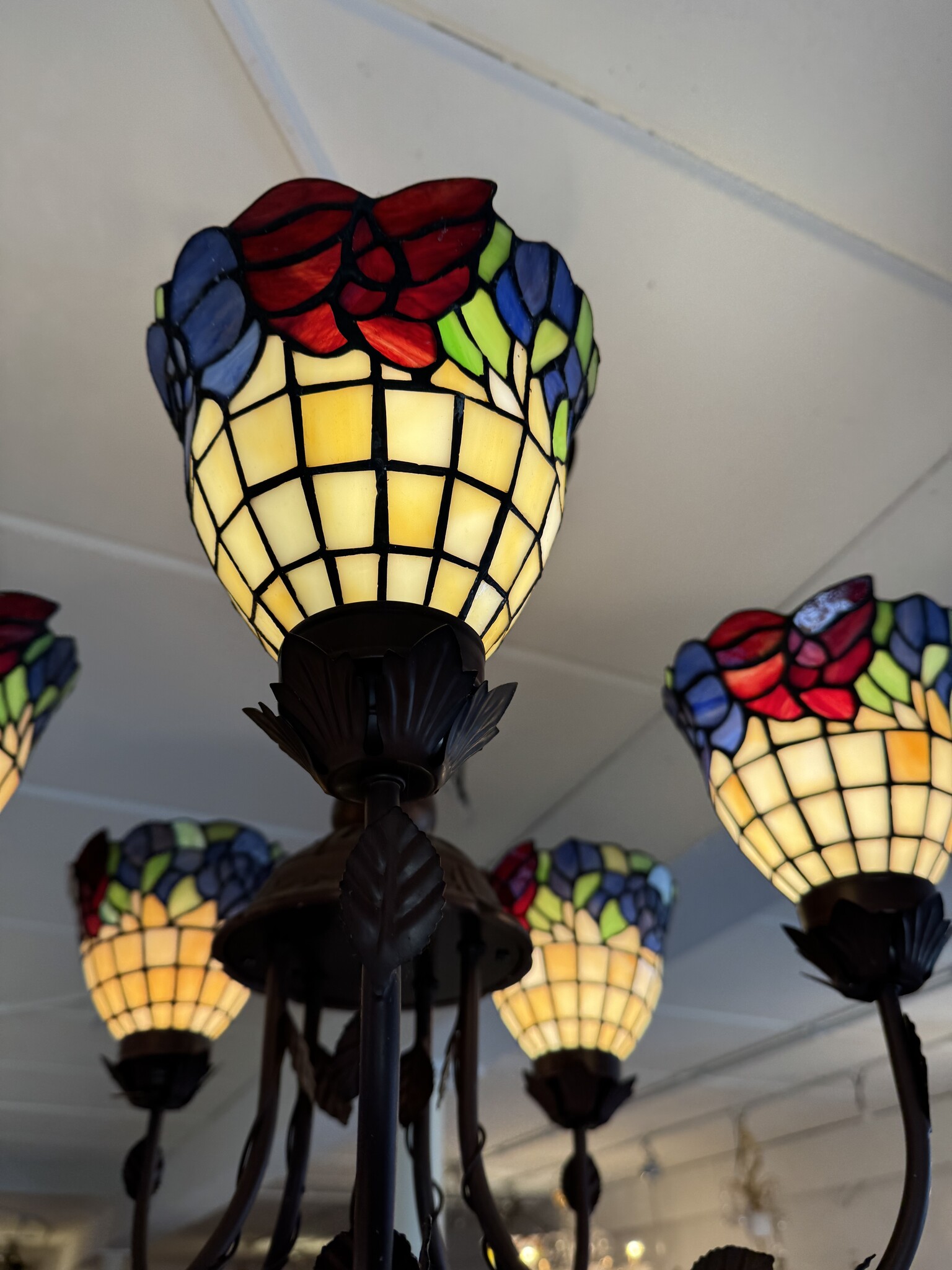 RoMaLux 7463 Hanglamp Tiffany