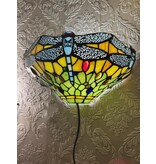 Demmerik 73 S05 Tiffany wandlamp met Libelles