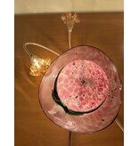 Demmerik 73 4805 wand lamp glas hoed rose