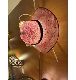 Demmerik 73 4805 wand lamp glas hoed rose