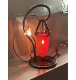 Demmerik 73 4809 Tafellamp glazen tasje rood