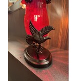 Demmerik 73 4809 Tafellamp glazen tasje rood