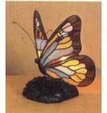 RoMaLux Tiffany Tafellamp Vlinder