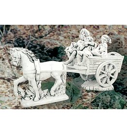 Demmerik 73 A033 Paard + kar+ kindjes met hondje