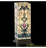 Demmerik 73 9220 Tiffany Tafel lamp kubus model
