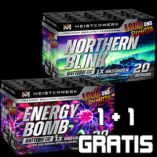 Geisha Meisterwerk 1+1 GRATIS Energy Bomb & Northern Blink