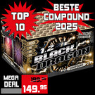 Private Label VWT 1.2" Black Dragon Box