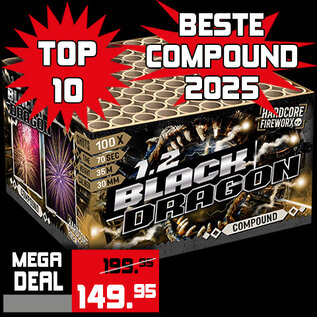 Private Label VWT 1.2" Black Dragon Box