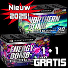 Geisha Meisterwerk 1+1 GRATIS Energy Bomb & Northern Blink