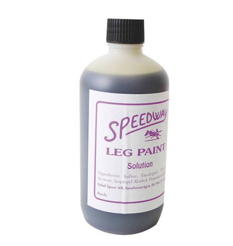Speedway leg paint Speedway leg paint