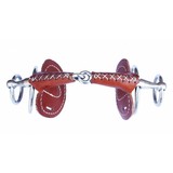 Racing Tack Jointed extended double-ring leather