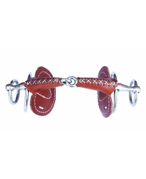 Racing Tack Jointed extended double-ring leather