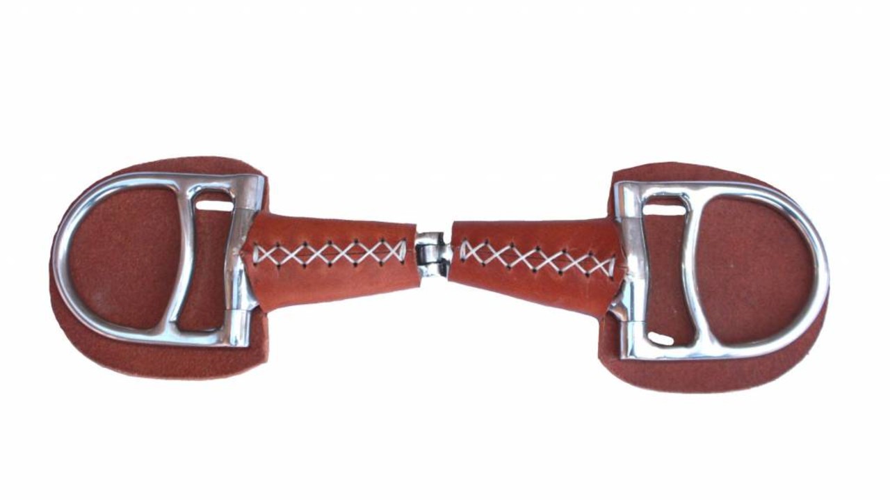 Racing Tack Bit Crescendo leather covered