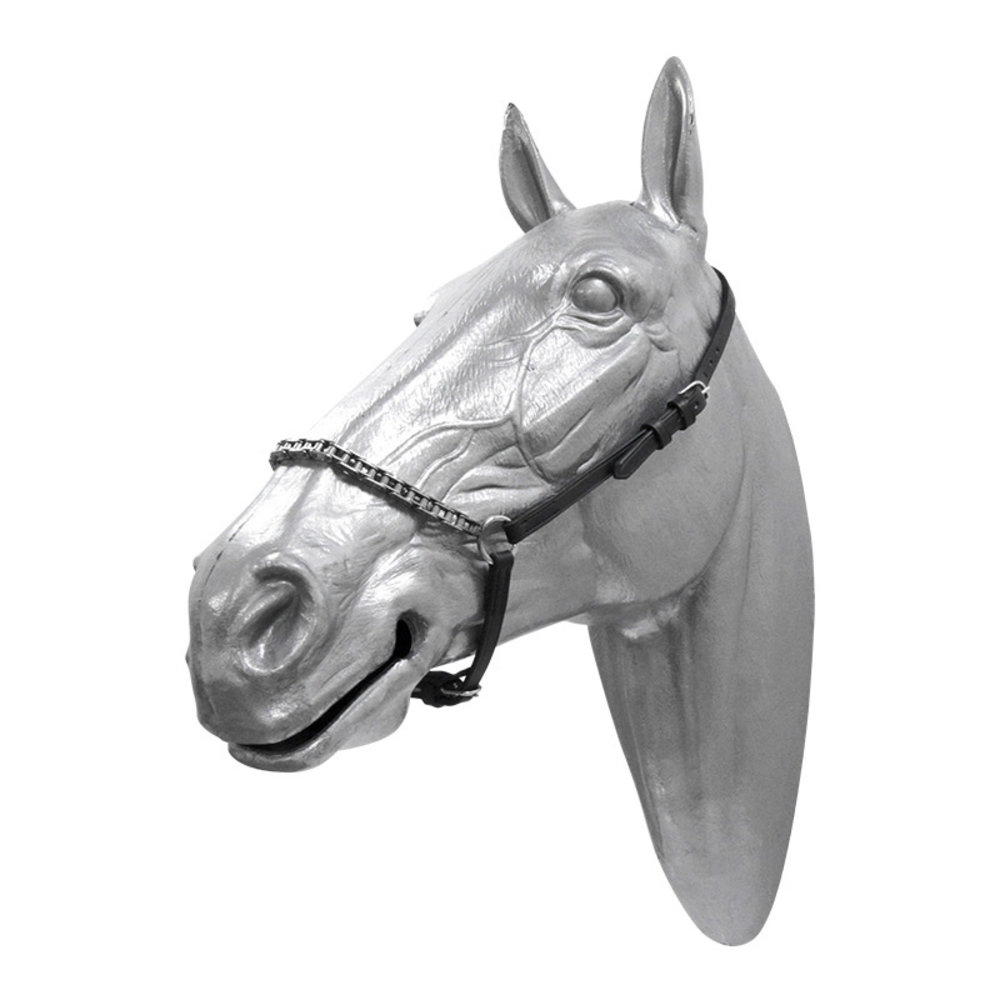 Head halter leer met fietsketting