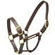 Synthetic halter leather look