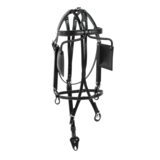 Racing Tack Bridle leather with square blinds
