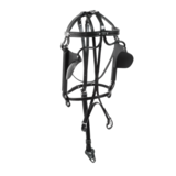 Racing Tack Bridle leather with round blinds