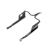 Racing Tack Square blinds with hole