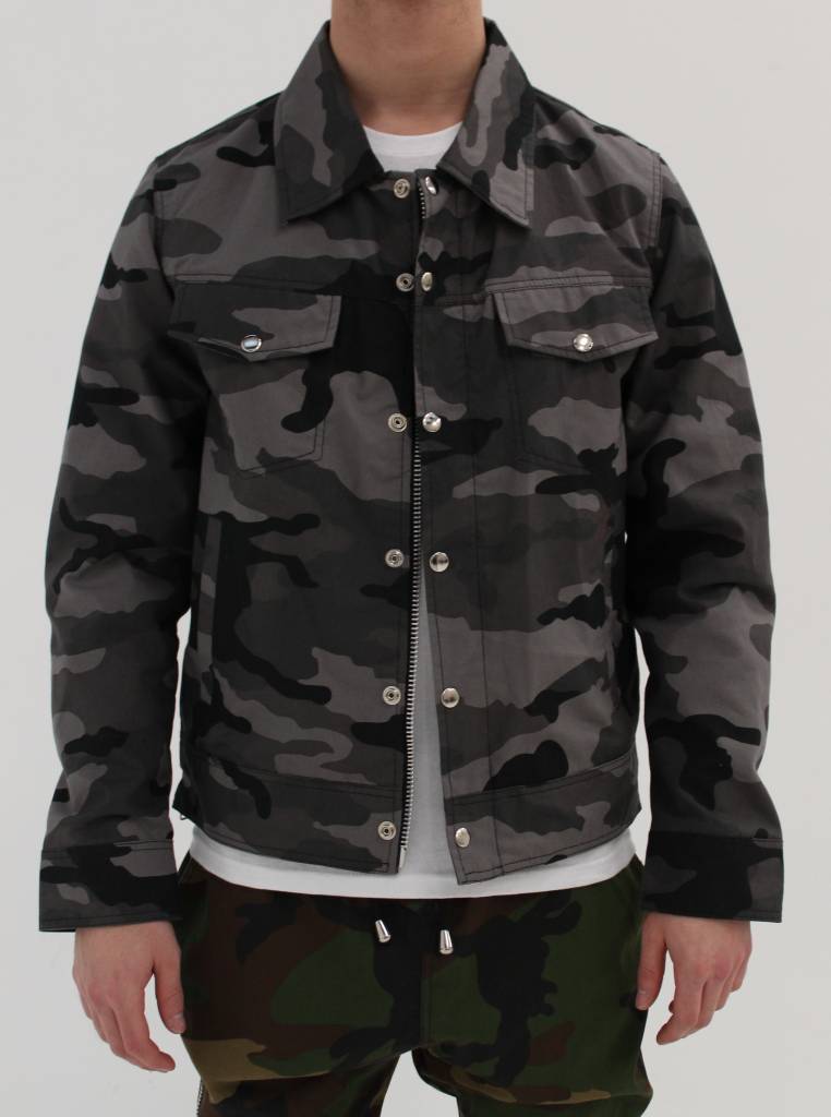 Black Camo Jacket - LE JUST