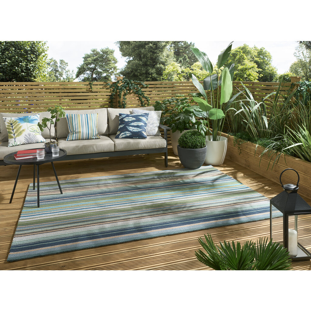 HAR Spectro Stripes-Emerald/Marine/Rust outdoor