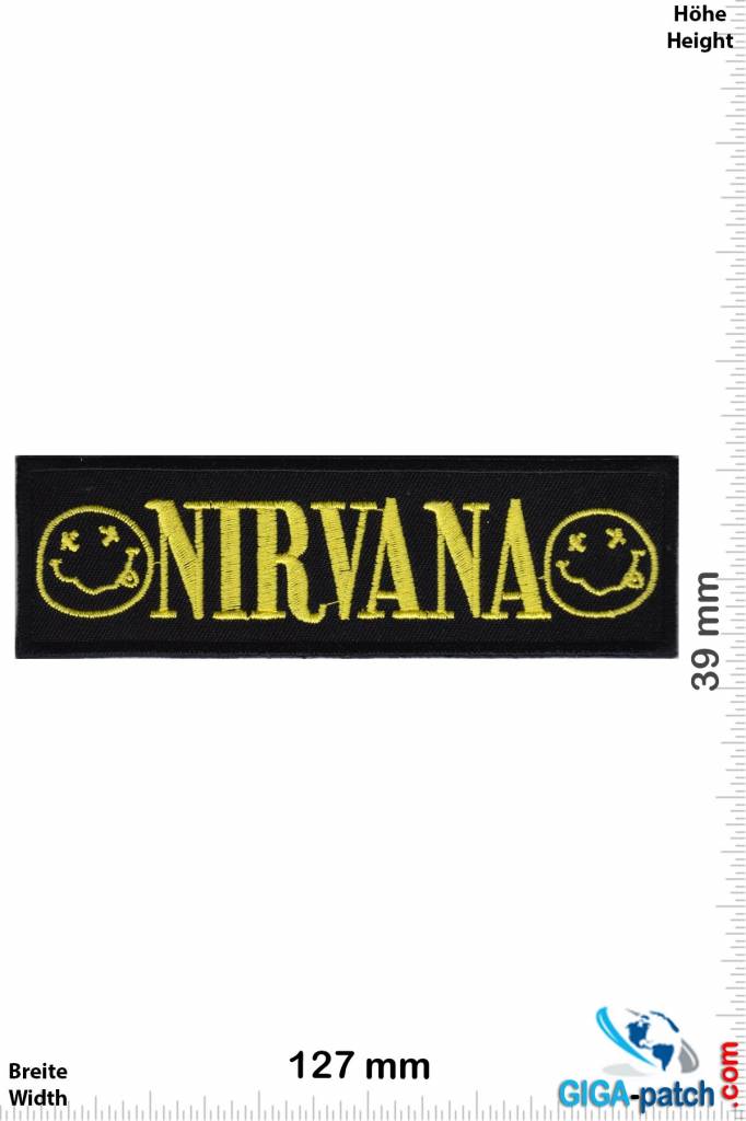 Nirvana Nirvana - Smiley - schwarz/gold