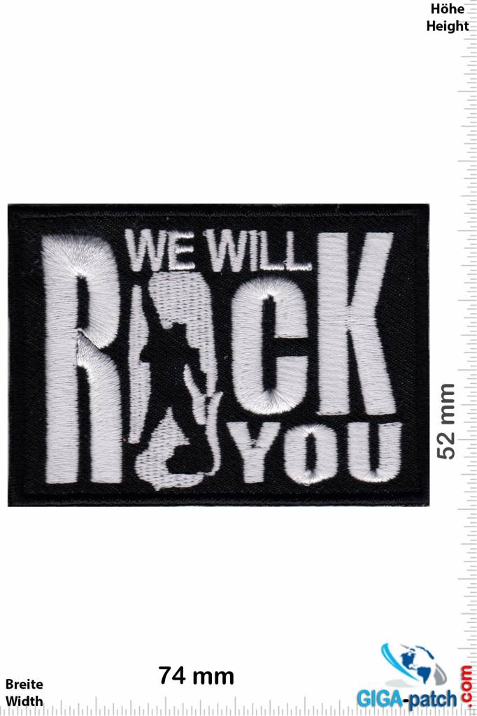 Rock n Roll We will rock you - silver