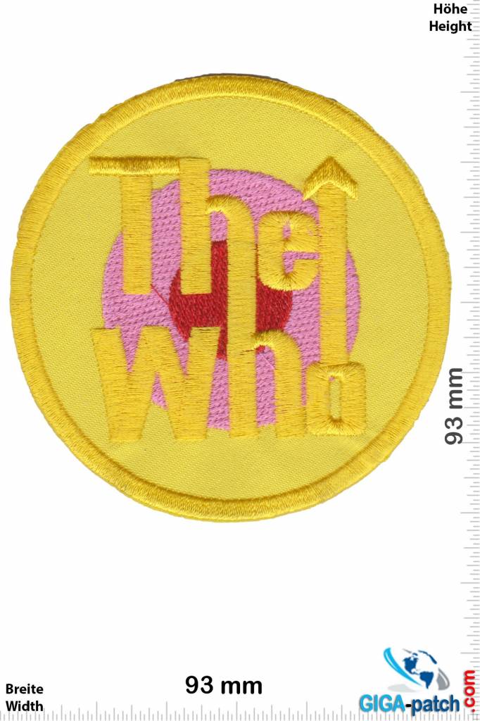 The Who The Who - rund - yellow
