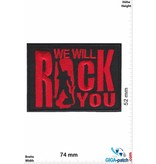 Rock n Roll We will rock you - red