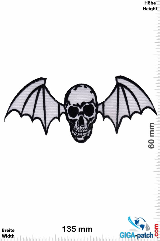 Skull Totenkopf Fledermaus