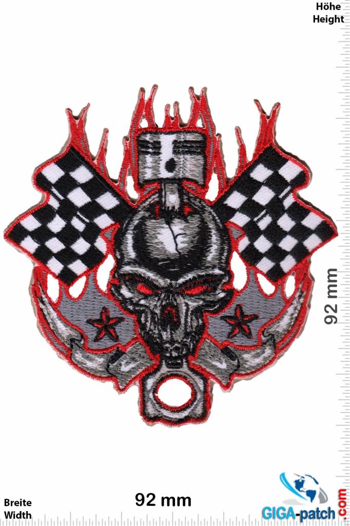 Cafe Racer Skull Race