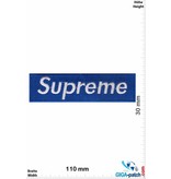 Supreme Supreme blau / silber