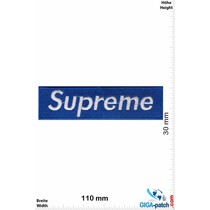 Supreme Supreme blau / silber