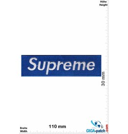 Supreme Supreme blau / silber