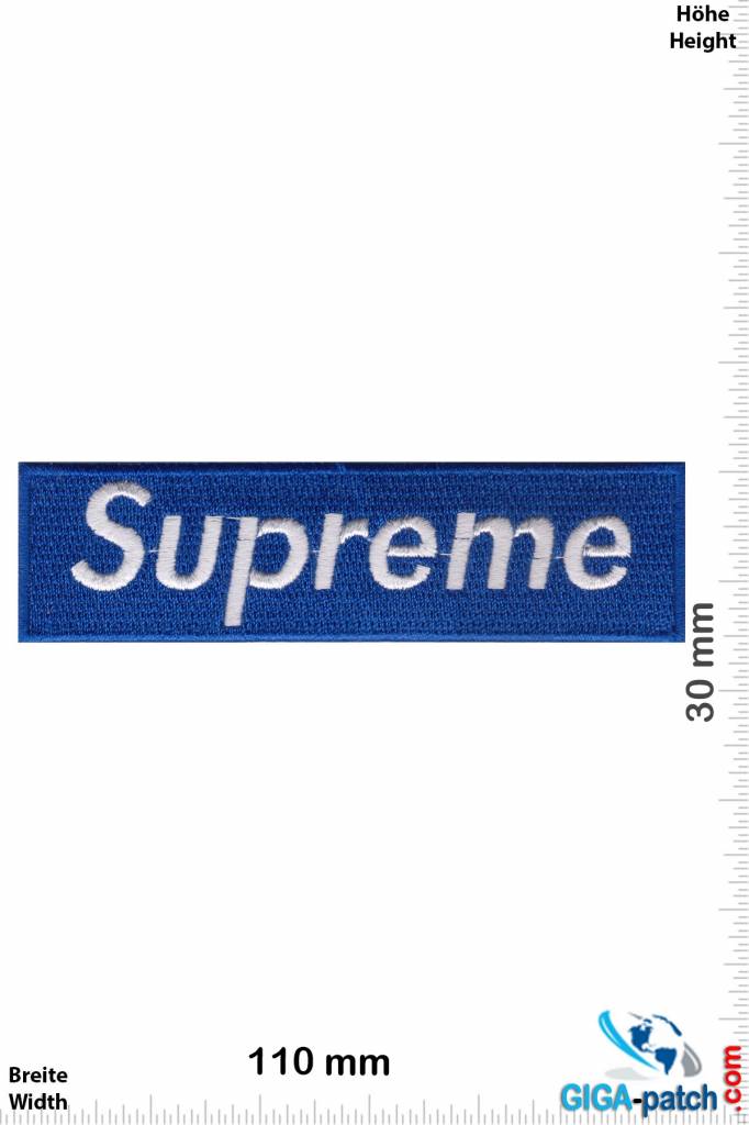 Supreme Supreme blau / silber