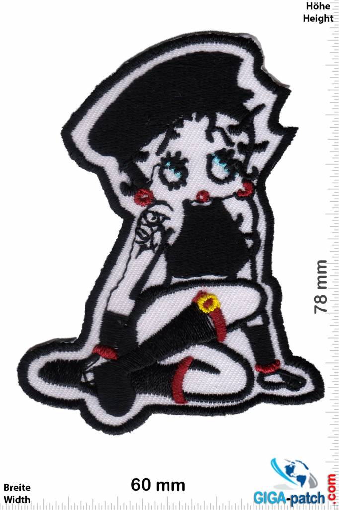 Betty Boop - Patch - Back Patches - Patch Keychains Stickers