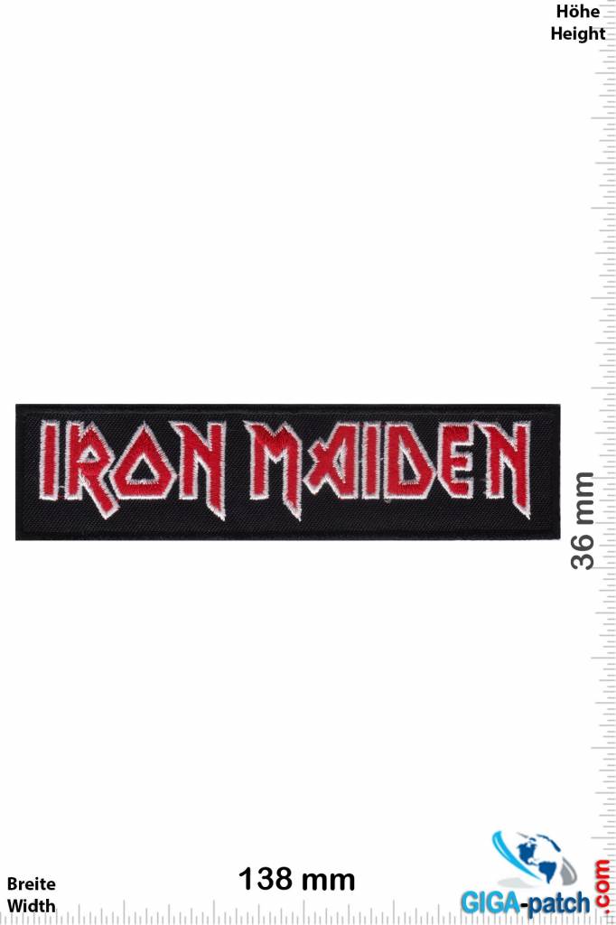 Iron Maiden - Patch - Aufnäher - Aufnäher Shop / Patch - Shop - größter ...