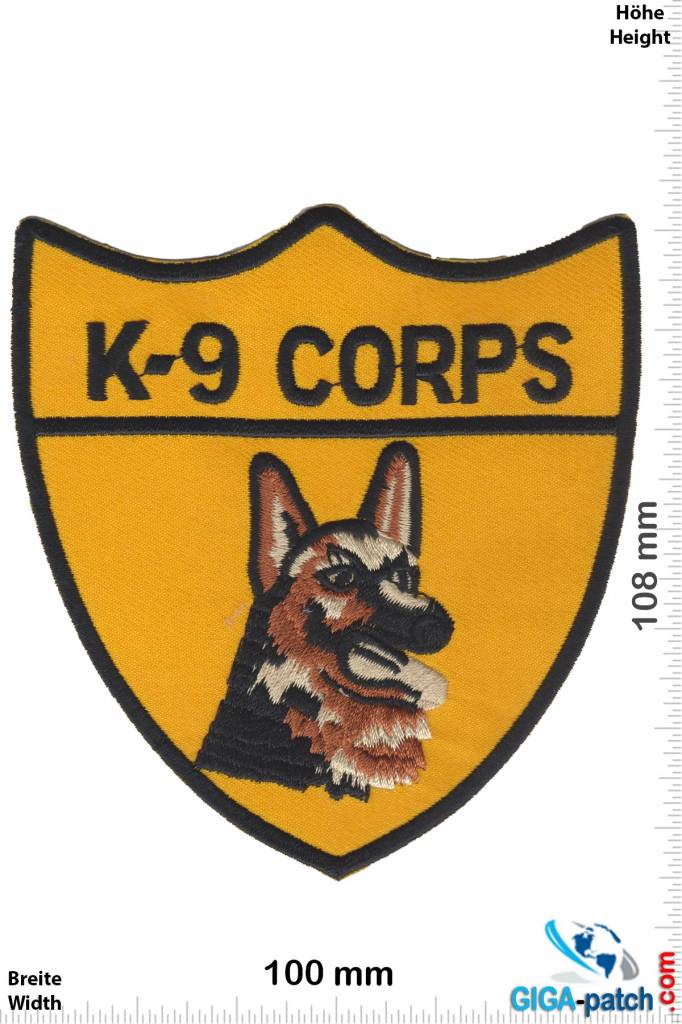 Police Patch -Police - K-9 Unit - Police dog - Flandreau Police Dep. Soth Dakota - USA Police