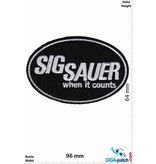 Sig Sauer Sig Sauer - when it counts - schwarz