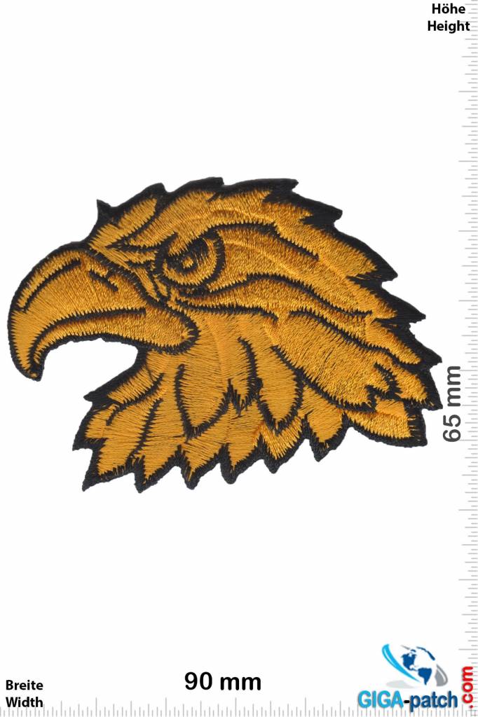 Adler Eagle head - Eagle - gold