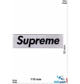 Supreme Supreme black / white