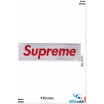 Supreme Supreme red / white