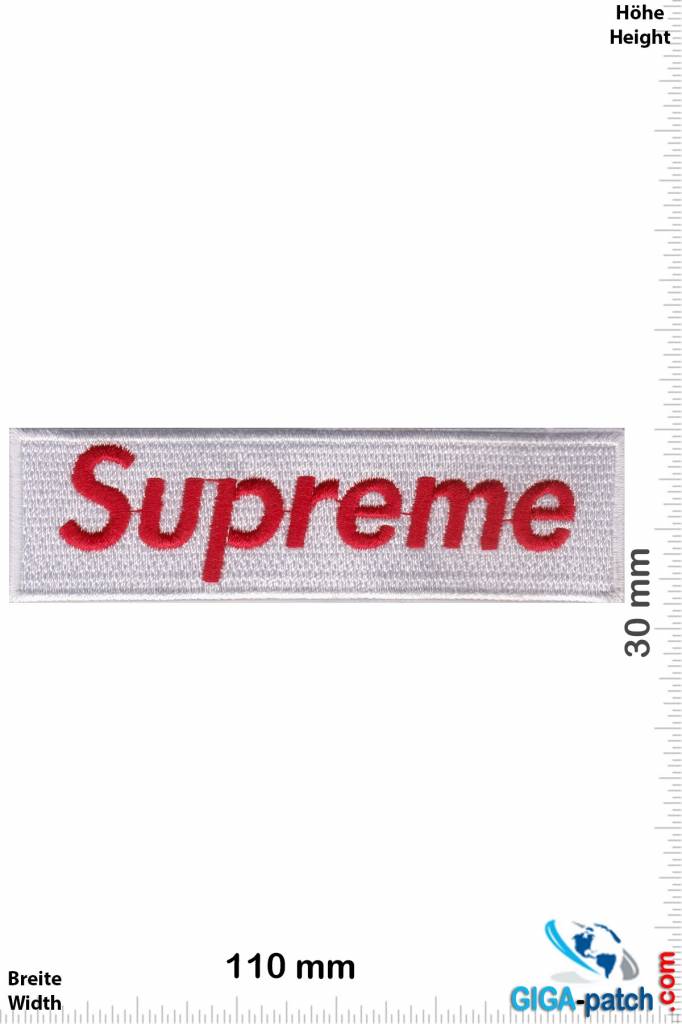 Supreme Supreme rot / weiss