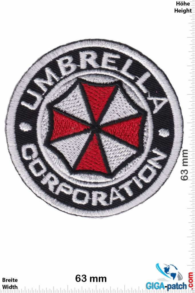 Umbrella Corporation - Patch - Aufnäher - Aufnäher Shop / Patch