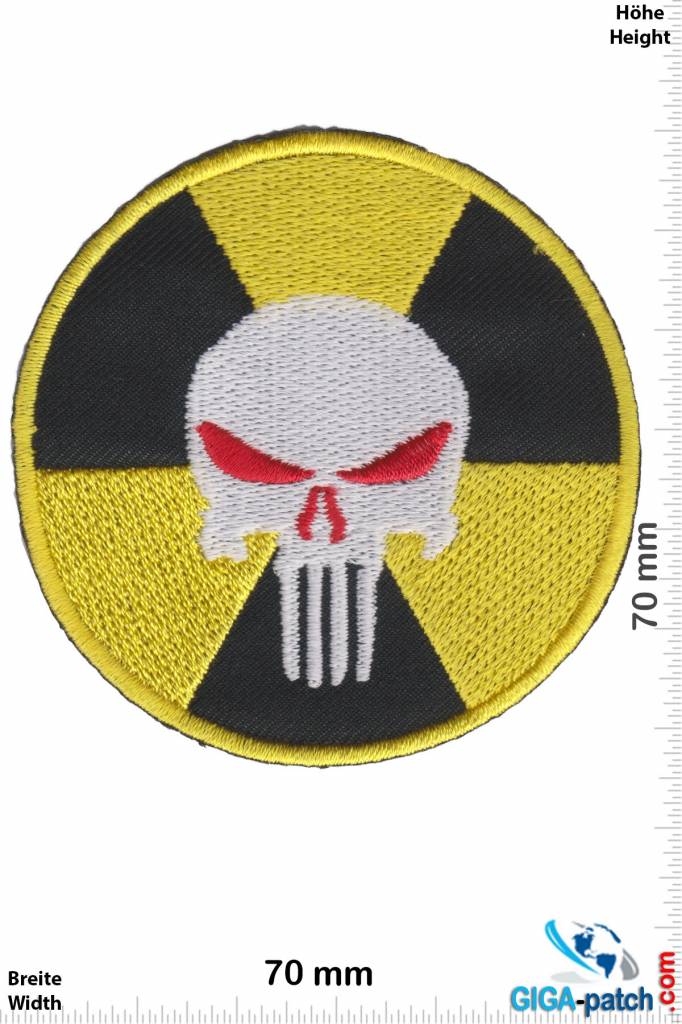 Punisher - Patch - Back Patches - Patch Keychains Stickers - giga