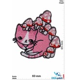 Kids Pink Cat - Katze - Pilze