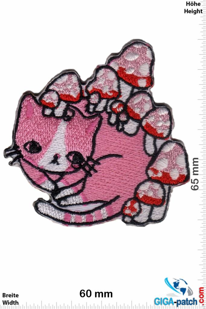 Kids Pink Cat - Katze - Pilze