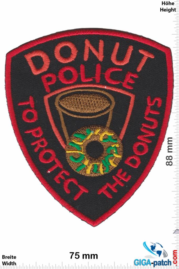 Donut Donut Police - Top Protect the Donuts - black