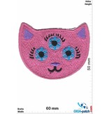 Cartoon Pink Cat - Kopf