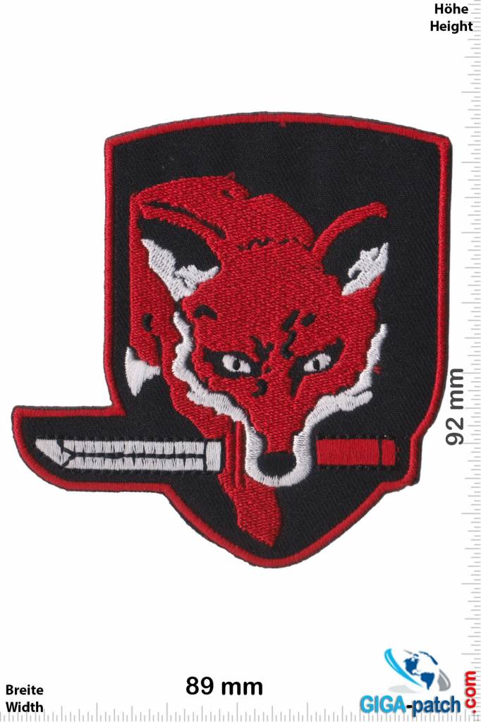 Army Fox Hound- rot - Special Force Group - Metal Gear Saga, Fox Hound SF Group