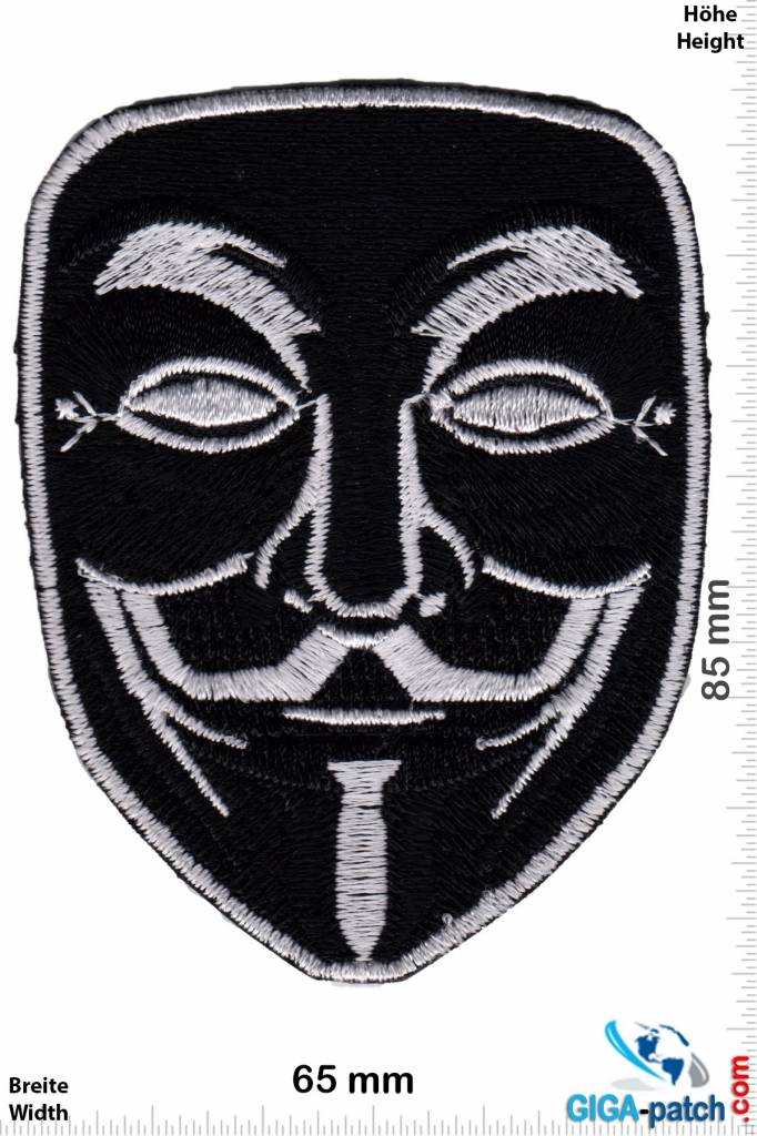Anonymous Anonymous Mask - Maske  - black
